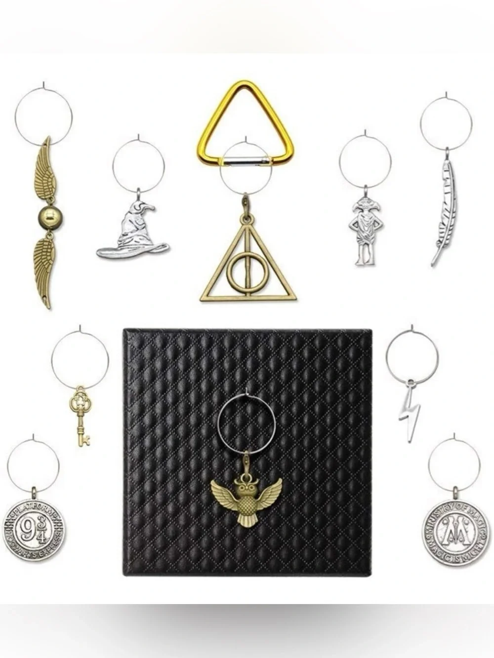 Harry Potter style wine charms